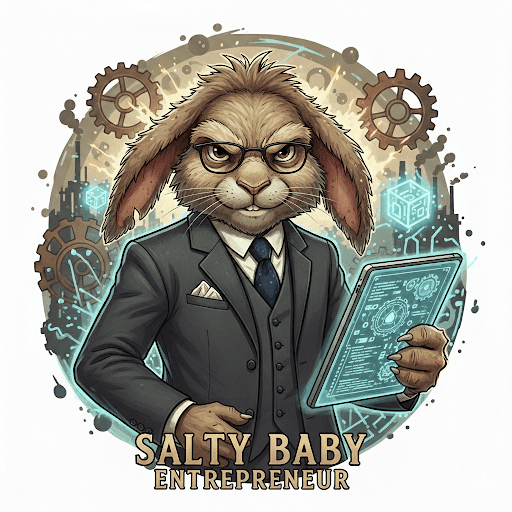 Salty Baby Entrepreneur character art