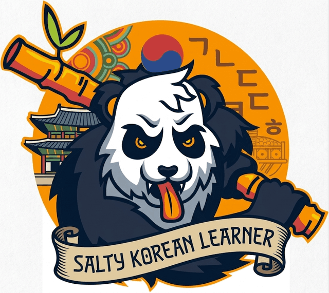 Salty Korean Learner character art
