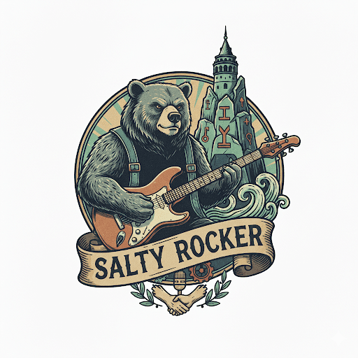 Salty Cultured Rocker character art